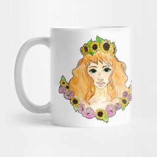 Seasonal flower girls- Summer Mug